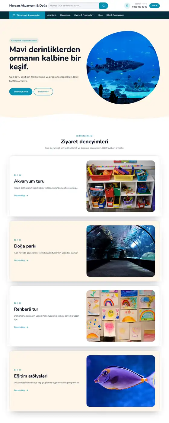 Mercan Akvaryum & Doğa Parkı demo ekran görüntüsü