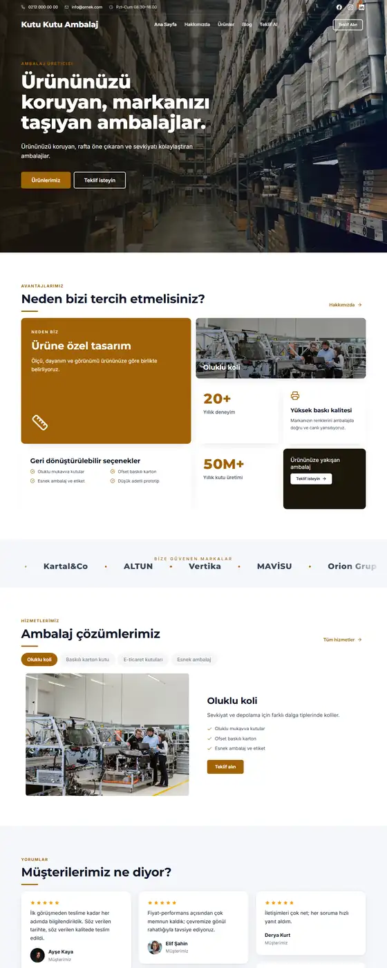 Kutu Kutu Ambalaj demo ekran görüntüsü