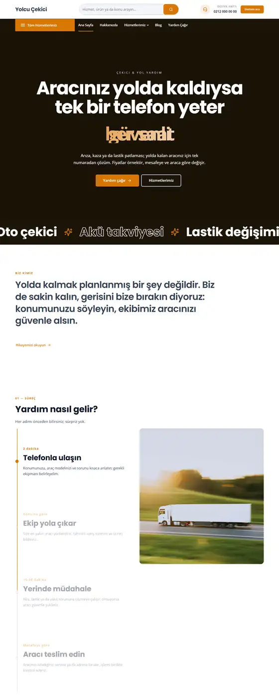Yolcu Çekici demo ekran görüntüsü