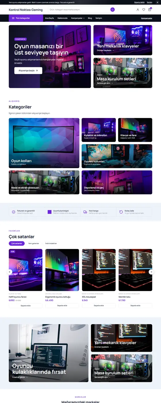 Kontrol Noktası Gaming demo ekran görüntüsü