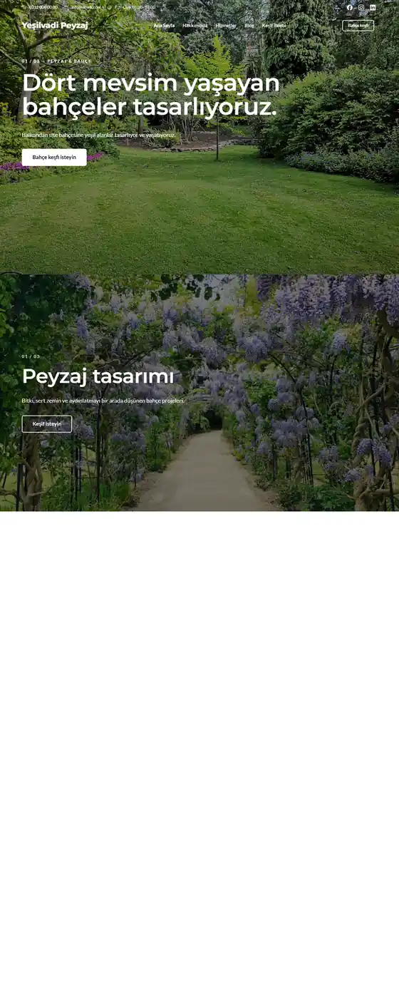 Yeşilvadi Peyzaj demo ekran görüntüsü