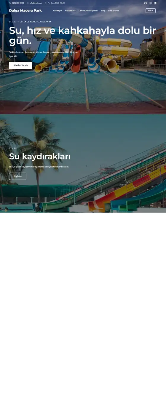 Dalga Macera Park demo ekran görüntüsü