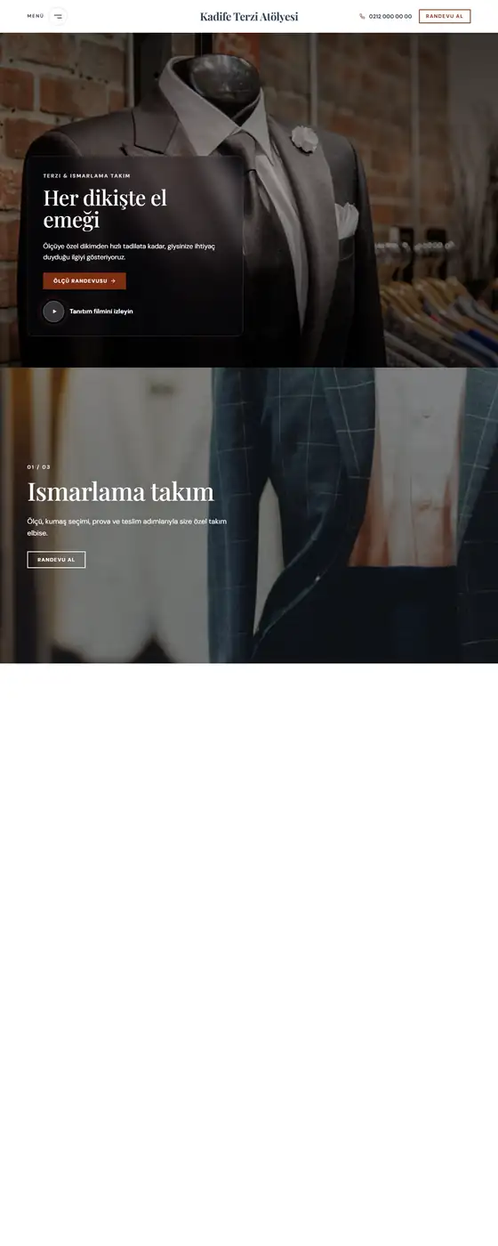 Kadife Terzi Atölyesi demo ekran görüntüsü